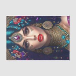 エキゾチックな女性デコペティッシュペーパー 薄葉紙