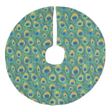 エキゾチックな孔雀の羽パターン宝石の緑