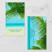 エキゾチックな島のアドベンチャーツーリズム 名刺 (正面/裏面)