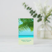 エキゾチックな島のアドベンチャーツーリズム 名刺 (スタンド正面)