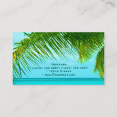 エキゾチックな島のアドベンチャーツーリズム 名刺 (裏面)