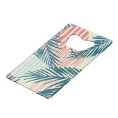 エキゾチックな手のひら、手描き質感 クレジットカード栓抜き (裏面アングル)