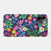 エキゾチックな手描きの花柄 Case-Mate iPhoneケース (裏面(横))