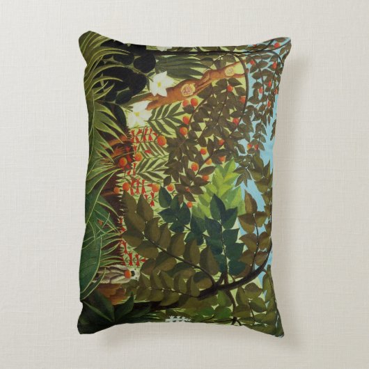 エキゾチックな景色 アクセントクッション (裏面(縦))