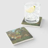 エキゾチックな景色 ストーンコースター (横)