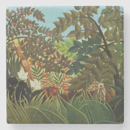 エキゾチックな景色 ストーンコースター (正面)