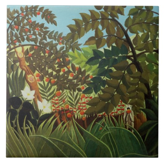 エキゾチックな景色 タイル (正面)