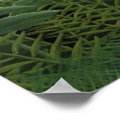 「エキゾチックな森の中の女性歩く」 ポスター (角)