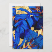 エキゾチックな森をシャワーでドライブ 招待状 (裏面)