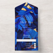 エキゾチックな森 オールインワン招待状 (内側)