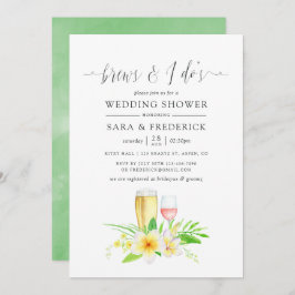 エキゾチックな水の色フランジパニ私が行う前にブル 招待状