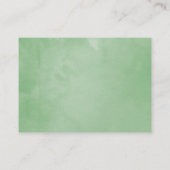 エキゾチックな水の色フランジパニ結婚ズアコモデーション エンクロージャーカード (裏面)