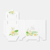 エキゾチックな水の色フランジパ結婚ニスの感謝 フェイバーボックス (折り畳みなし)