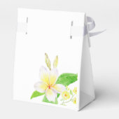 エキゾチックな水の色フランジパ結婚ニスの感謝 フェイバーボックス (裏面サイド)