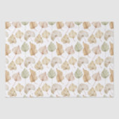 エキゾチックな水彩パームリーフ 薄葉紙 (正面)