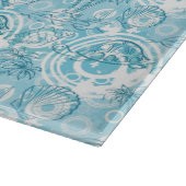 エキゾチックな海パターン カッティングボード (角)