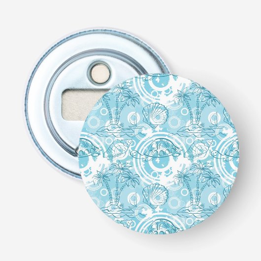 エキゾチックな海パターン 栓抜き (正面)