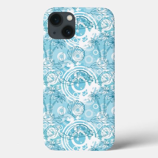 エキゾチックな海パターン Case-Mate iPhoneケース (裏面)
