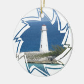 エキゾチックな灯台オーナメント セラミックオーナメント (左)