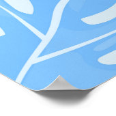 エキゾチックな熱帯のシームレスな民族パタ離れーン ポスター (角)