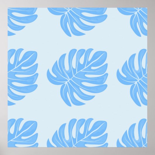 エキゾチックな熱帯のシームレスな民族パタ離れーン ポスター (正面)