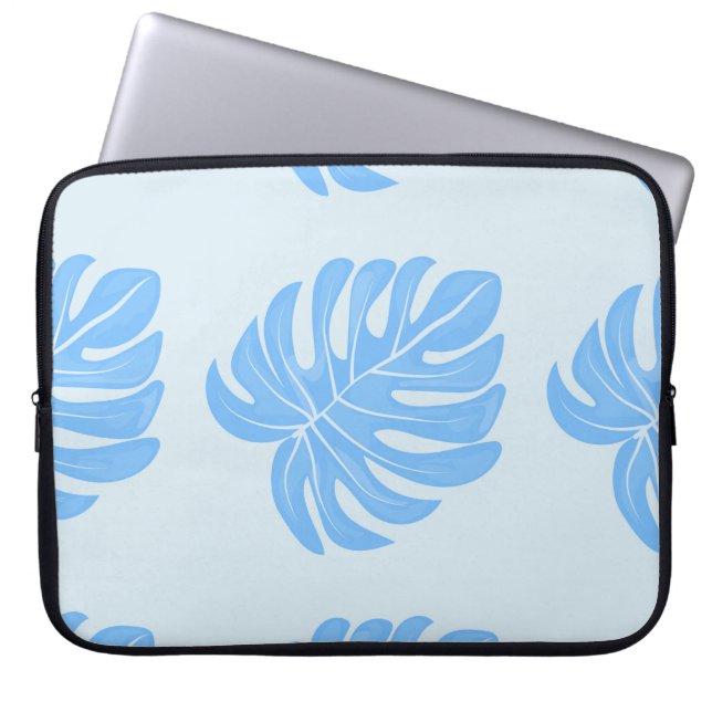 エキゾチックな熱帯のシームレスな民族パタ離れーン ラップトップスリーブ (正面)