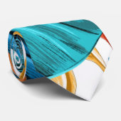 エキゾチックな熱帯のパーム模様 ネクタイ (ロール)