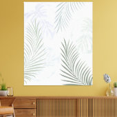 エキゾチックな熱帯パタ葉ンヤシ キャンバスプリント (インサイチュ (リビング))