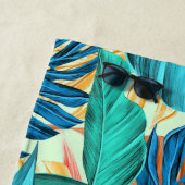 エキゾチックな熱帯ビーチ離れタオルあなたの色 ビーチタオル (インサイチュ)