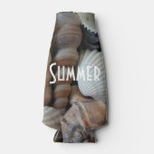 エキゾチックな熱帯夏の貝殻写真 ボトルクーラー (正面)