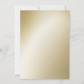 エキゾチックな熱帯紅葉ピースホリデーグリーティング 招待状 (裏面)