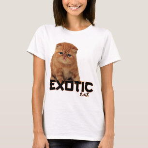 エキゾチックな猫の品種 Tシャツ