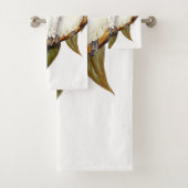 エキゾチックな白いオウム バスタオルセット (インサイチュ)