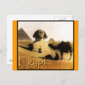 エキゾチックな目的地：エジプト ポストカード (正面/裏面)