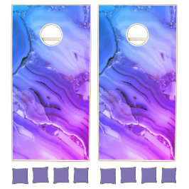 エキゾチックな紫色の大理石規制