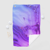 エキゾチックな紫色の大理石 ゴルフタオル (インサイチュ)