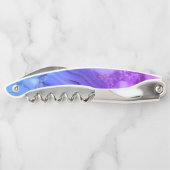 エキゾチックな紫色の大理石 ソムリエナイフ (裏面)