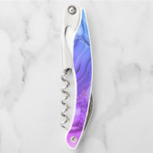 エキゾチックな紫色の大理石 ソムリエナイフ (正面)