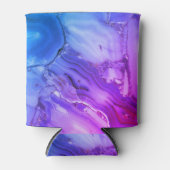 エキゾチックな紫色の大理石 缶クーラー (正面)