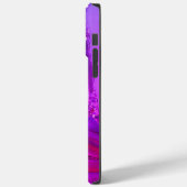 エキゾチックな紫色の大理石 Case-Mate iPhoneケース (裏面 / 左)