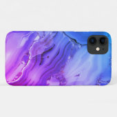 エキゾチックな紫色の大理石 Case-Mate iPhoneケース (裏面(横))