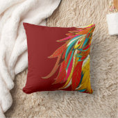 エキゾチックな羽 クッション (ブランケット)