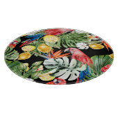 エキゾチックな脱出：水彩パラダイス カッティングボード (角)