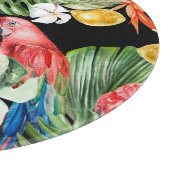 エキゾチックな脱出：水彩パラダイス カッティングボード (角)