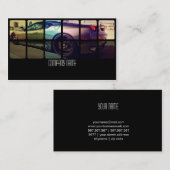 エキゾチックな色のスポー違うツカー 名刺 (正面/裏面)