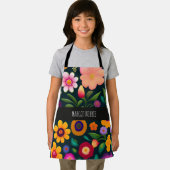 エキゾチックな花のパタカラフルーン エプロン (インサイチュ)