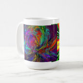 エキゾチックな花のマグ コーヒーマグカップ (正面左)