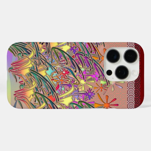 エキゾチックな花園 Case-Mate iPhoneケース (裏面 (横))