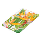 エキゾチックな花水彩 マグネット (左側)