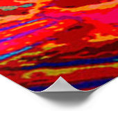 エキゾチックな花 – ファインアートデジタルグラフィックス ポスター (角)